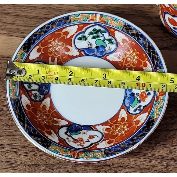 3 TAKAHASHI SAN FRANCISCO Demitasse Coffee Cups & Saucers  Multicolor & Gold Gil - Picture 13 of 16